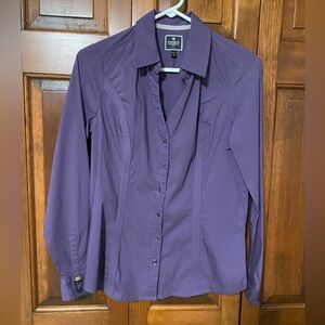 Express Deep Purple Essential Shirt